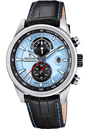Festina F20695-2 Mens Timeless Chronograph Watch - Silver - One Size