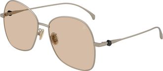 Moncler ME4019T VEYRA 100393 Womens Sunglasses Brown Size 59