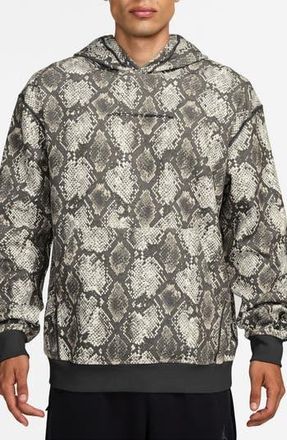Nike Jordan Sport Dri-FIT Fleece Hoodie in 133 Sail/black at Nordstrom Rack, Size Medium