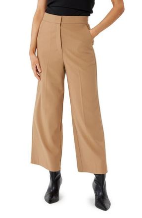 Sophie Rue Hylan Wide Leg Crop Pants in Tan at Nordstrom, Size Medium