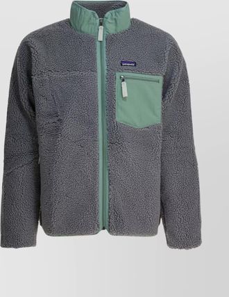 Patagonia retro fleece zip sweatshirt pocket
