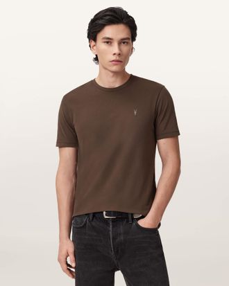 AllSaints Brace Brushed Cotton Crew Neck T-Shirt