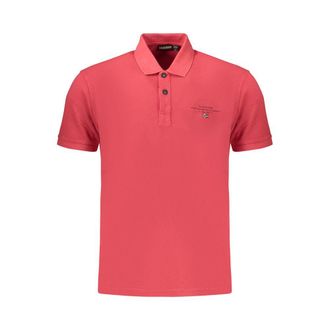Napapijri Rood Katoenen Heren Polo Shirt