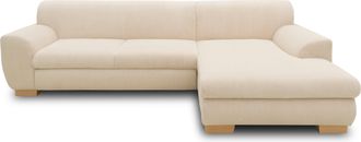 HOME AFFAIRE Ecksofa »Nika zeitlos und elegant, L-Form« wahlweise mit Bettfunktion, auch in Cord