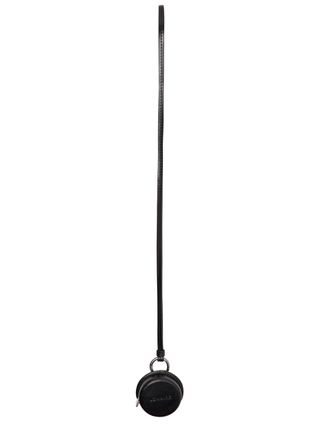 Christophe Lemaire Molded Tape Leather Necklace - Black - One Size