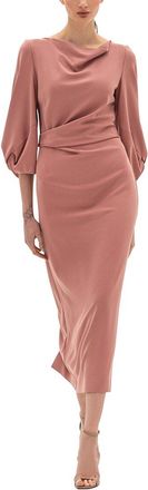 BGL Fashion Bgl Wool-Blend Midi Dress