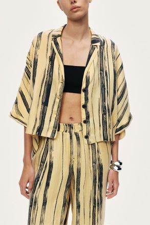 Nocturne Printed Short Sleeve Shirt in Multi-Colored at Nordstrom, Size X-Large Eu