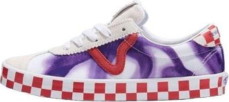 Vans x The Museum Visitor Sport Low White Purple Red VN000D09WHP