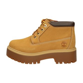Timberland Schoenen, Dames, Geel, 39 EU, Leer, Stone Street Mid Lace