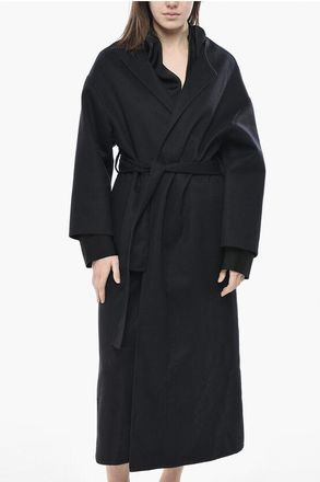 Super Blond Pure Cashmere Coat With Belt size 40