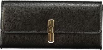 Furla Nero Leather Woman Womens Wallet