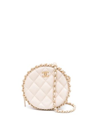 Chanel Borsa a tracolla Interlocking CC - Toni neutri