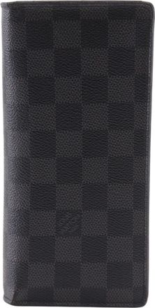 Louis Vuitton Damier Graphite Black Damier Graphite Long Wallet (Bi-Fold) (Pre-Owned)