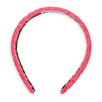 Moschino Hoofdband - Dames - Accessoires - Roze - Maat: ONE Size Katoen