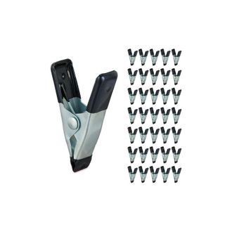 OEM Juego De 36 Abrazaderas, Clips De Pegamento Para Bricolaje, Modelismo, Metal, Ancho De Sujeci&oacute;n De 20 Mm, Clips Peque&ntilde;os Negros