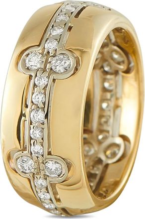 Cartier 18K yellow gold diamond ring
