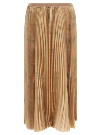Fabiana Filippi Pleated Skirt - Champagne