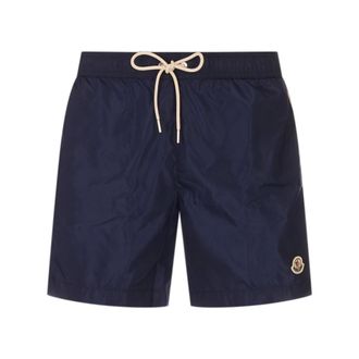 Moncler Beachwear, male, Blue, Size: M Boxer Mare