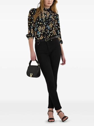 Lauren Ralph Lauren Blouse met bloemenprint - Zwart