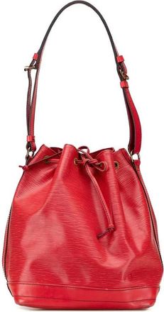 Louis Vuitton Pre-owned Bucket Bags, female, Red, Size: ONE SIZE Pre-owned Drawstring Bucket Bag