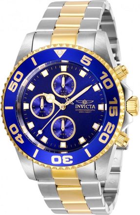 Invicta Connection 28692 Heren Horloge - Quartz Uurwerk - Roestvrij Staal met blauwe Wijzerplaat - 43mm