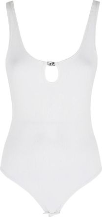 Diesel Maura Dnm Body - Dames - Bodies - Wit - M - Katoen - Tops