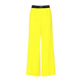 Msgm Mujer, Pantalones, Amarillo, Talla: S