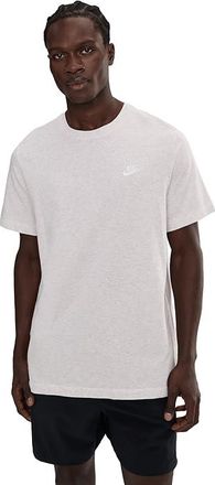Nike Sportswear Club T-Shirts Mens T Shirt Birch Heather : 2XL, Cotton