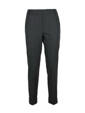 Kiltie Sophisticated Grey Kiltie Pants with Tailored Silhouette and Practical Design