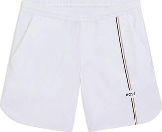 HUGO BOSS Sh_Toc Game 8 Inch Short - Heren - Bermuda - Wit - L - Polyester - Korte Broeken