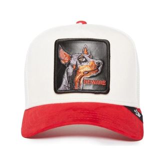 Goorin Brothers Witte Doberman Suede Trucker Cap - unisex - Petten - Wit - ONE Size - Accessoires
