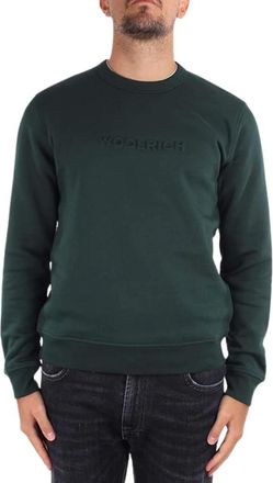 Woolrich Hombre, Sudaderas, Verde, Talla: M