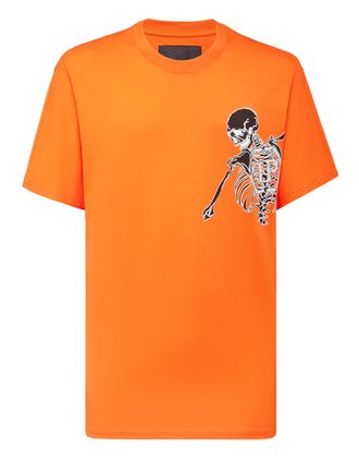 Philipp Plein Jersey T-shirt Round Neck SS Skeleton