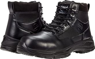 Hoss Intropia Watchman 6 Composite Toe - BIG HOSS Sizes Mens Work Boots Black : 14 EE - Wide, Leather