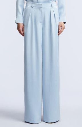 Bcbgmaxazria Relaxed Tailored Wide Leg Pants in Skyway at Nordstrom Rack, Size 10