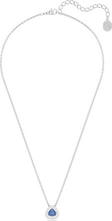 Swarovski Trilliant Blue Crystal Ketting - Dames - Kettingen - Grijs - ONE Size - Accessoires