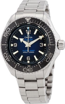 Omega Pre-owned Omega Seamaster Ultra Deep Planet Ocean Automatic Chronometer Blue Dial Mens Watch 215.30.46.21.03.001