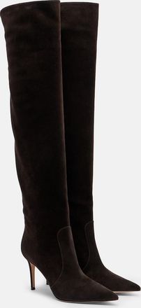 Gianvito Rossi Hansen suede knee-high boots