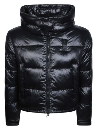 Blauer Gloria Cropped High Collar Quilted Down Jacket