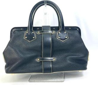 Louis Vuitton Tweedehands leren Louis Vuitton tassen - Dames - Vintage Handtas - Blauw - ONE Size - Leer - Vintage