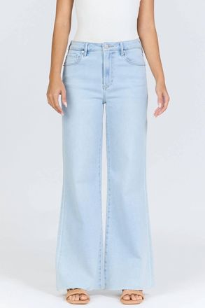 Dear John Denim Fiona Hi-Rise Wide Leg Jeans In Rain Drop