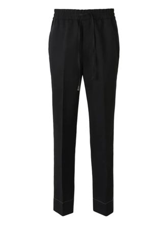 Brioni drawstring trousers - Nero