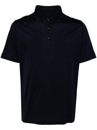 Pal Zileri cotton polo shirt - men - Cotton - 56 - Blue