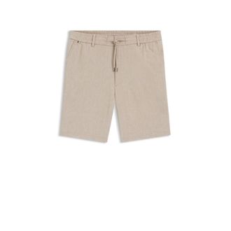BOSS Linen-blend shorts in a modern fit
