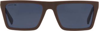 Lacoste Blue Rectangular Mens Sunglasses L6009S 210 56
