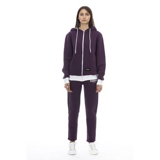 Baldinini Purple Cotton Women Womens Sweater