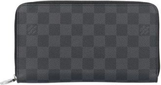Louis Vuitton Pre-owned Wallets, male, Black, Size: ONE SIZE Pre-owned Damier Graphite Long Wallet