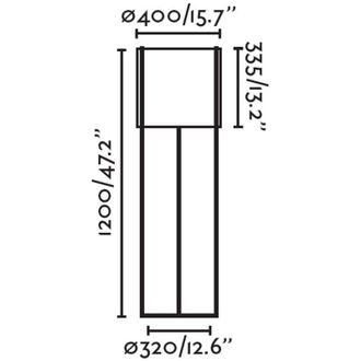 Faro Barcelona Drum L&aacute;mpara De Pie Negra/gris 24023-34