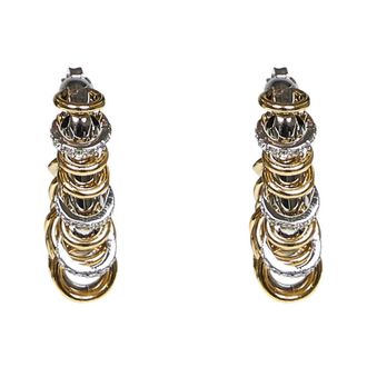 Paco Rabanne Earrings, female, Yellow, Size: ONE SIZE XL Link Earrings