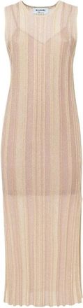 Blugirl Kleedjes, Dames, Roze, S, Blugirl jurk Ra 6124-Ma 16S